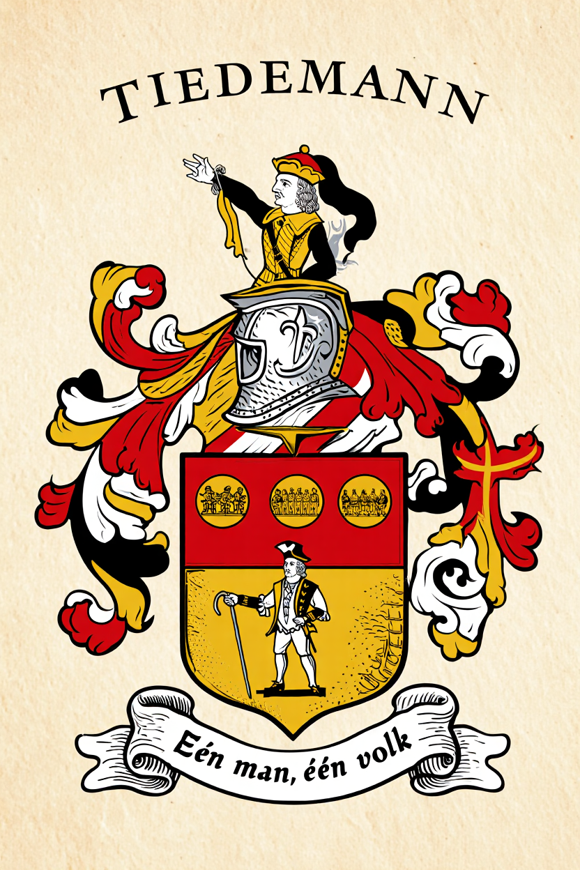 Familiewapen van de achternaam TIEDEMANN