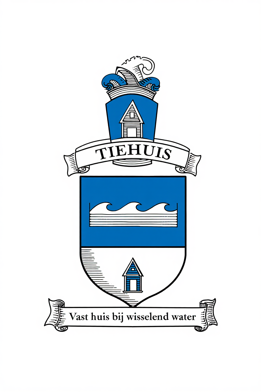 Familiewapen van de achternaam TIEHUIS (vergrendeld)