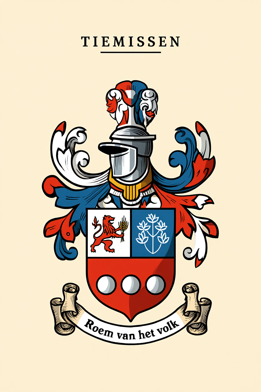 Familiewapen van de achternaam TIEMISSEN