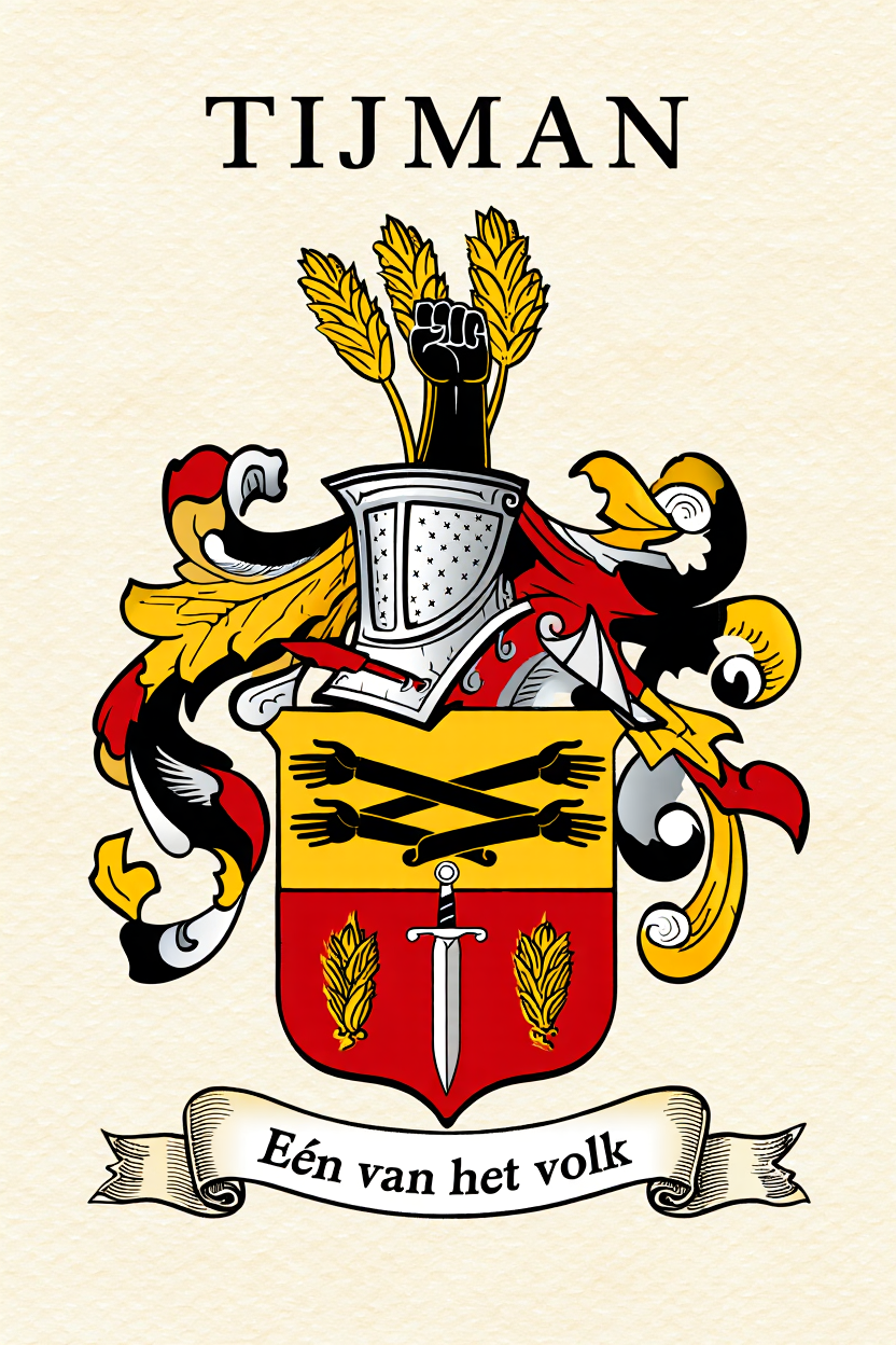 Familiewapen van de achternaam TIJMAN