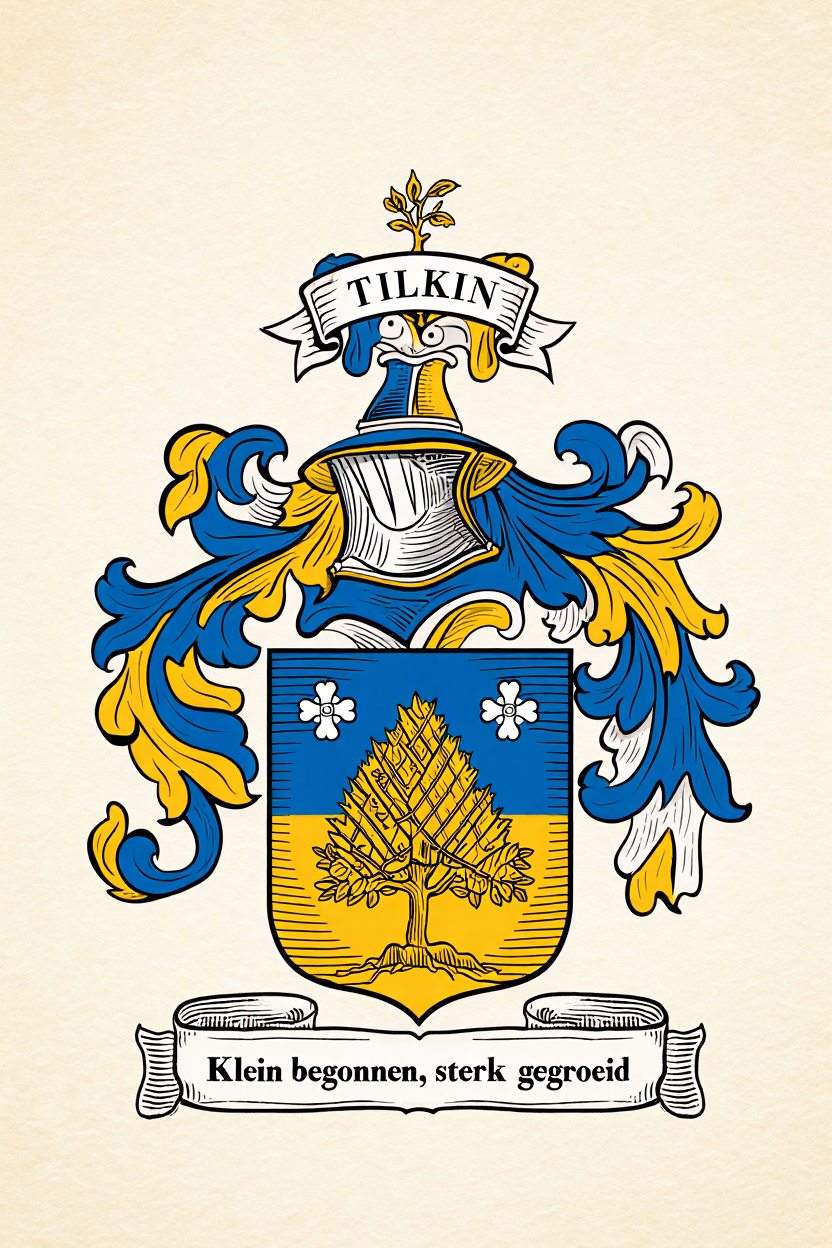 Familiewapen van de achternaam TILKIN