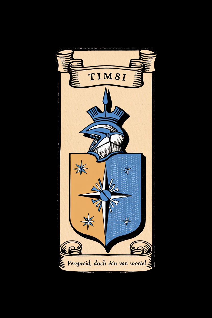 Familiewapen van de achternaam TIMSI (vergrendeld)