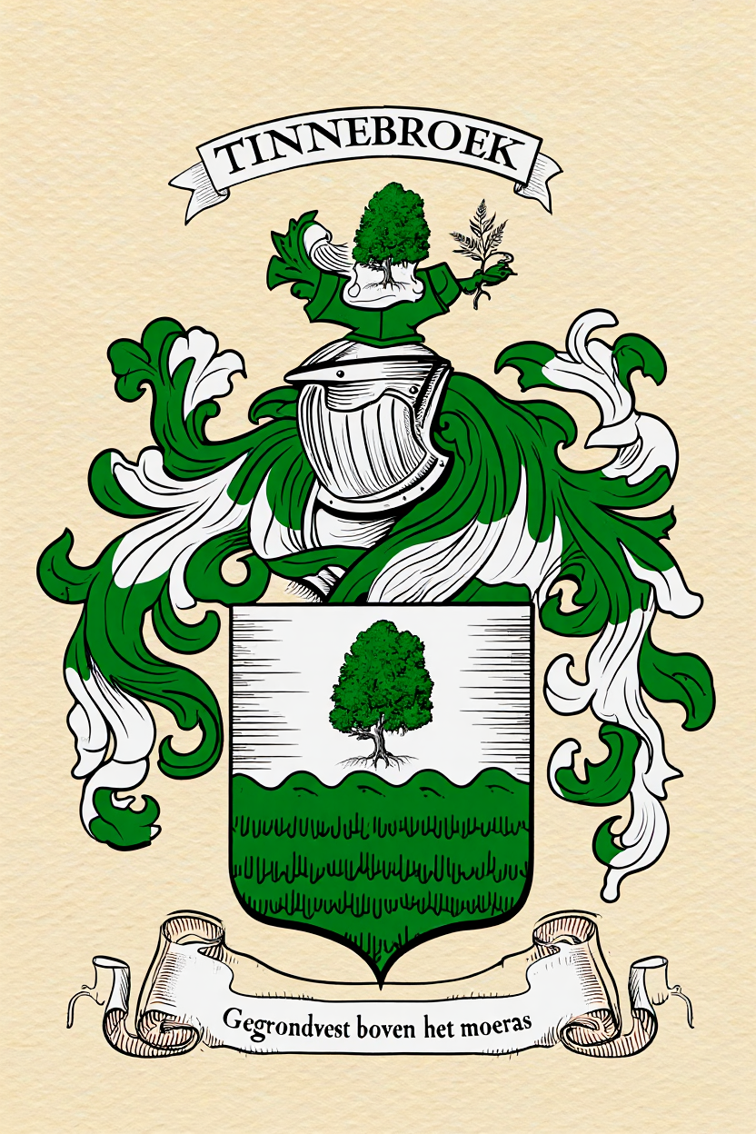 Familiewapen van de achternaam TINNEBROEK