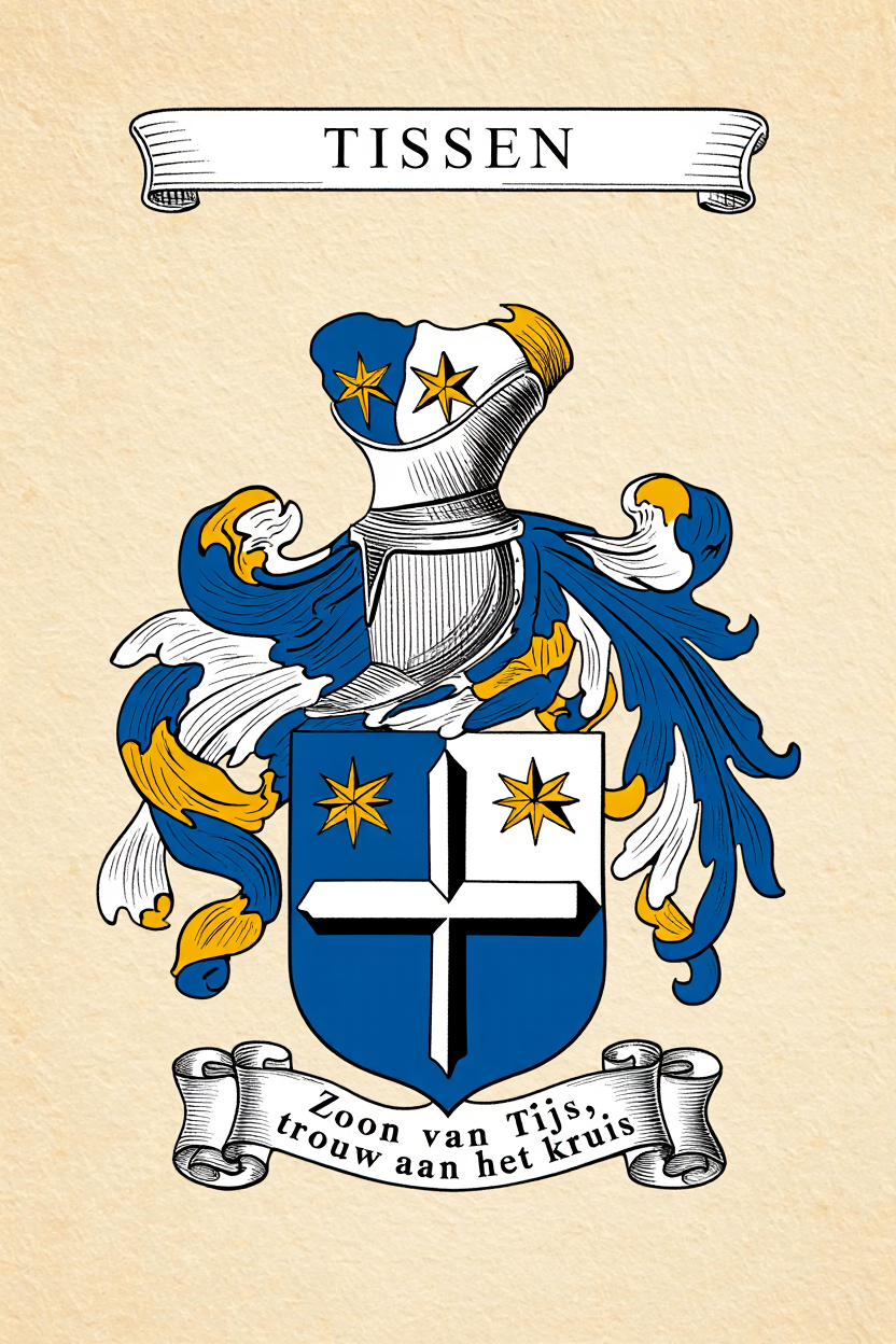 Familiewapen van de achternaam TISSEN