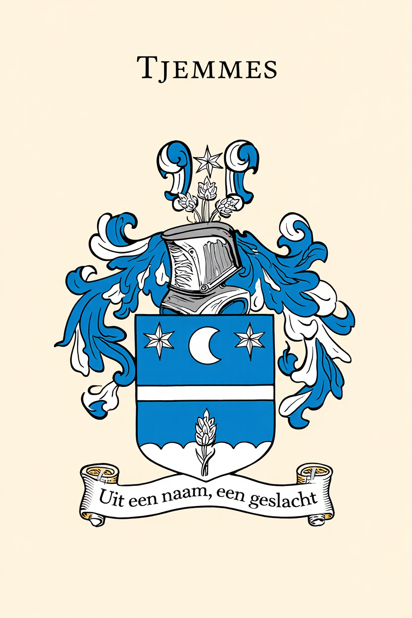 Familiewapen van de achternaam TJEMMES