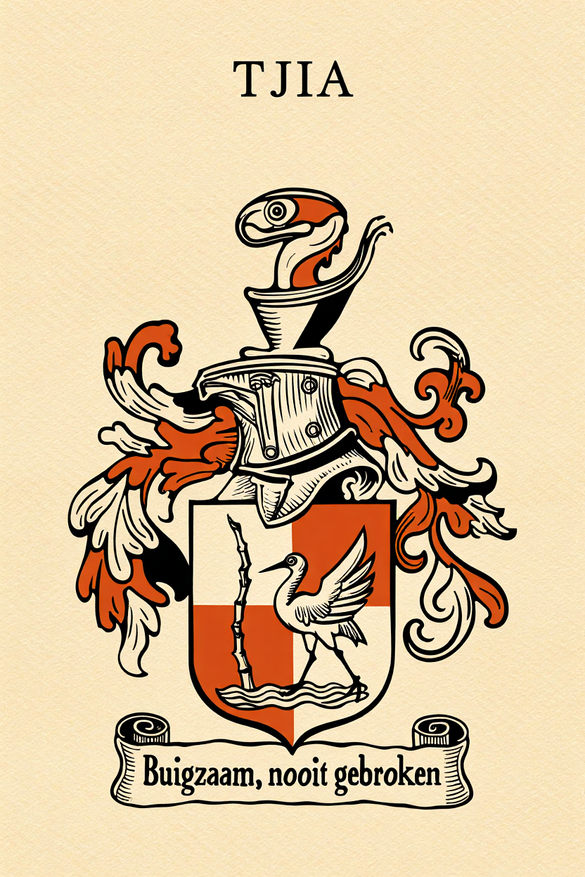 Familiewapen van de achternaam TJIA