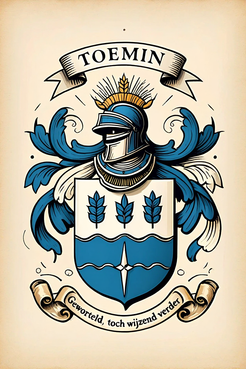 Familiewapen van de achternaam TOEMIN