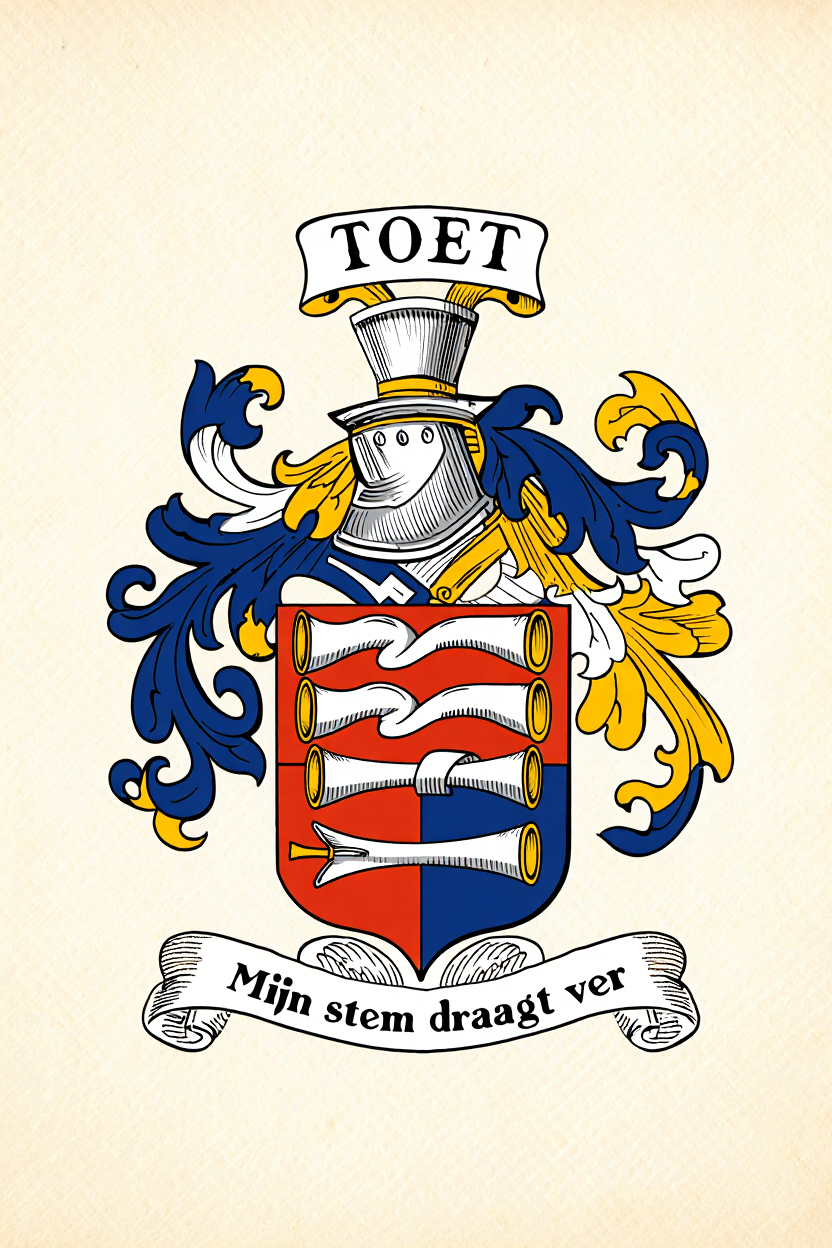 Familiewapen van de achternaam TOET