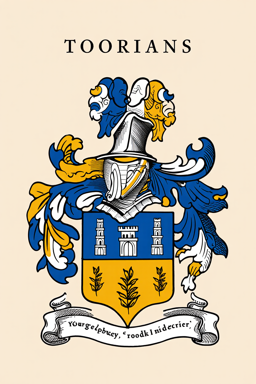 Familiewapen van de achternaam TOORIANS
