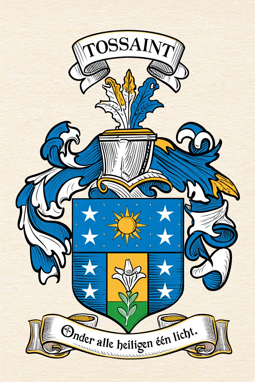 Familiewapen van de achternaam TOSSAINT