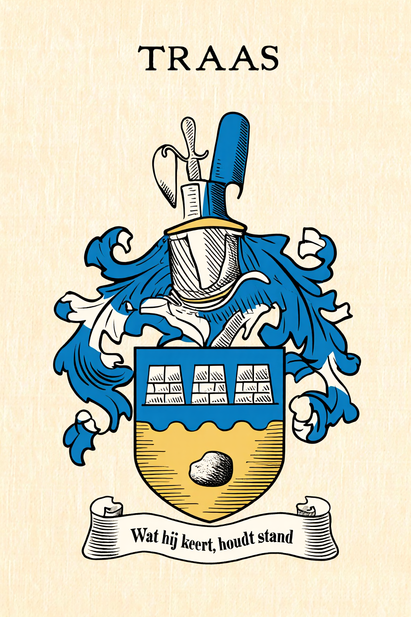 Familiewapen van de achternaam TRAAS