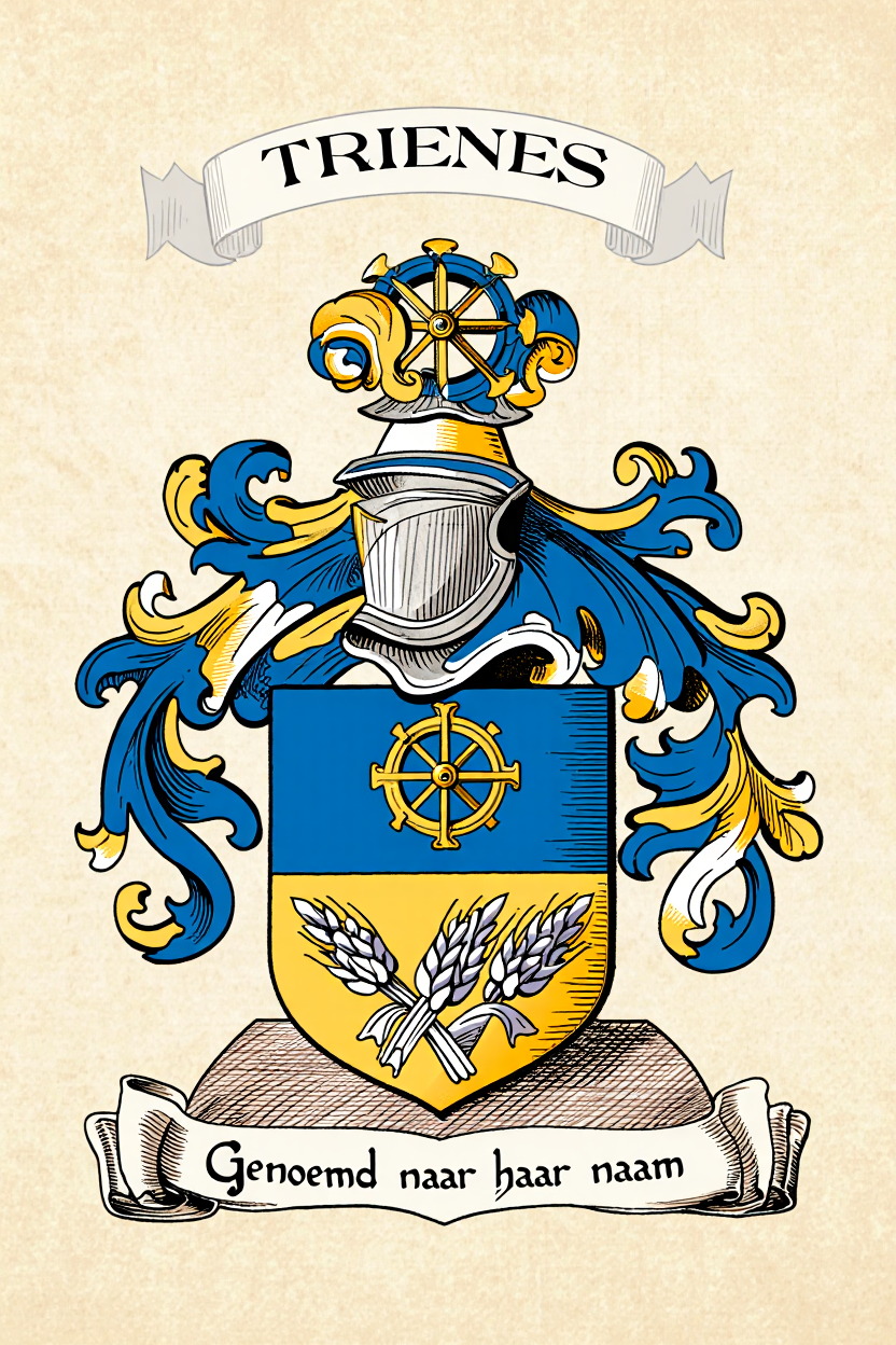 Familiewapen van de achternaam TRIENES