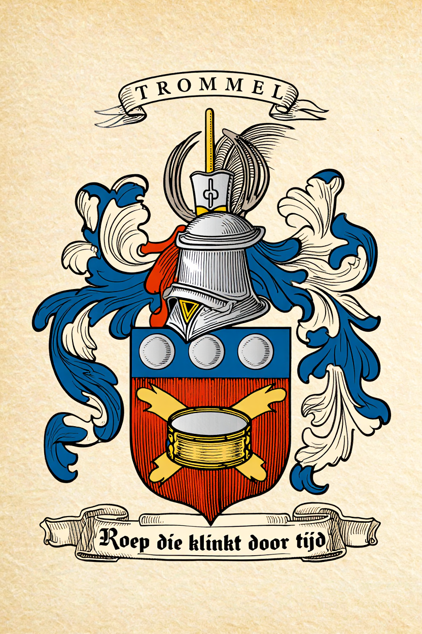 Familiewapen van de achternaam TROMMEL