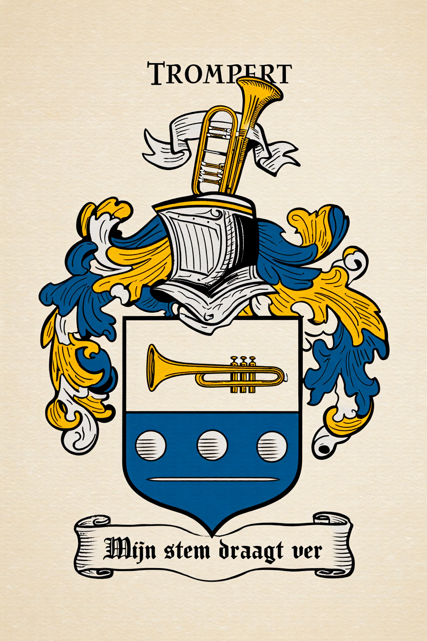 Familiewapen van de achternaam TROMPERT