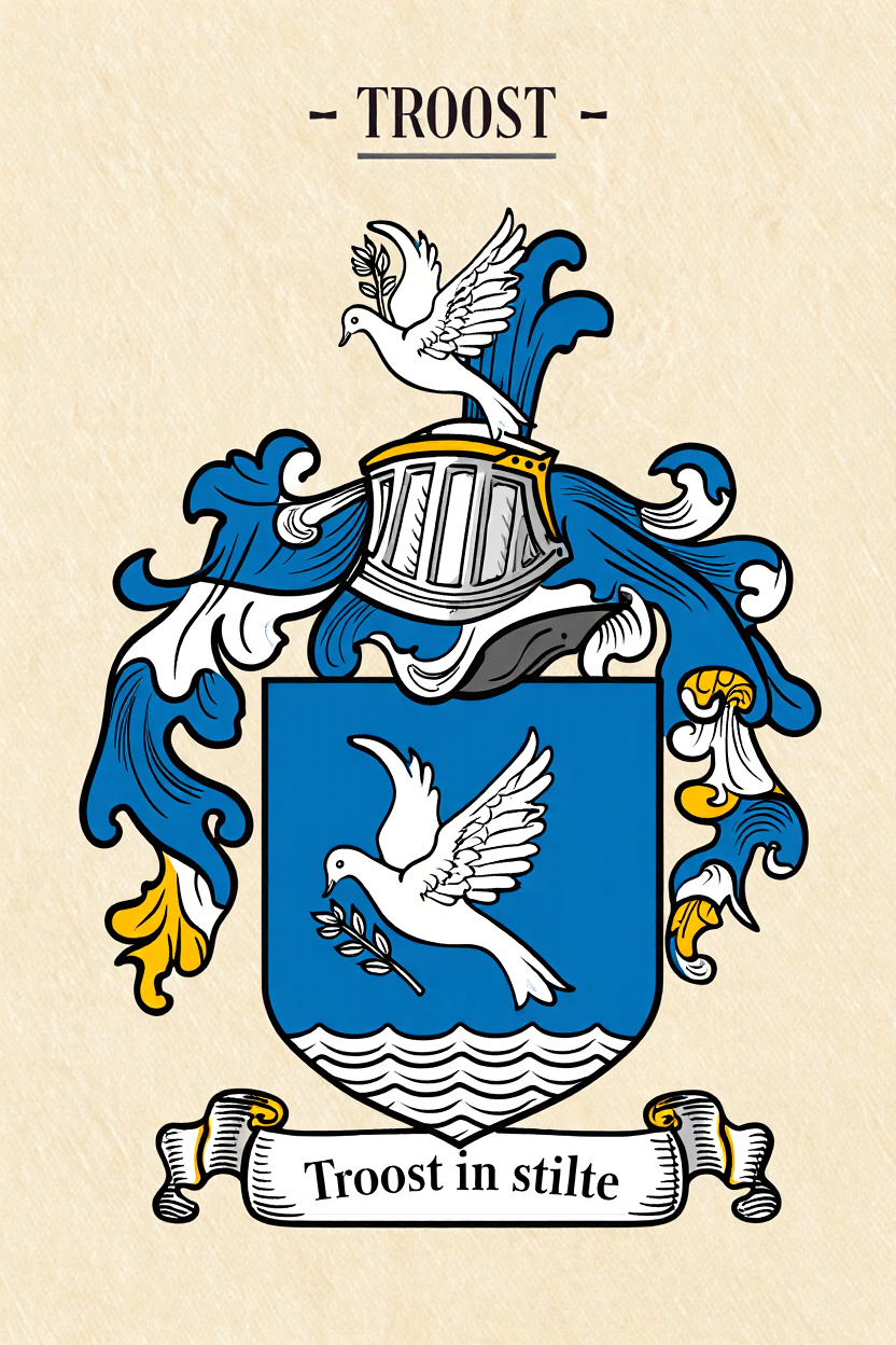 Familiewapen van de achternaam TROOST