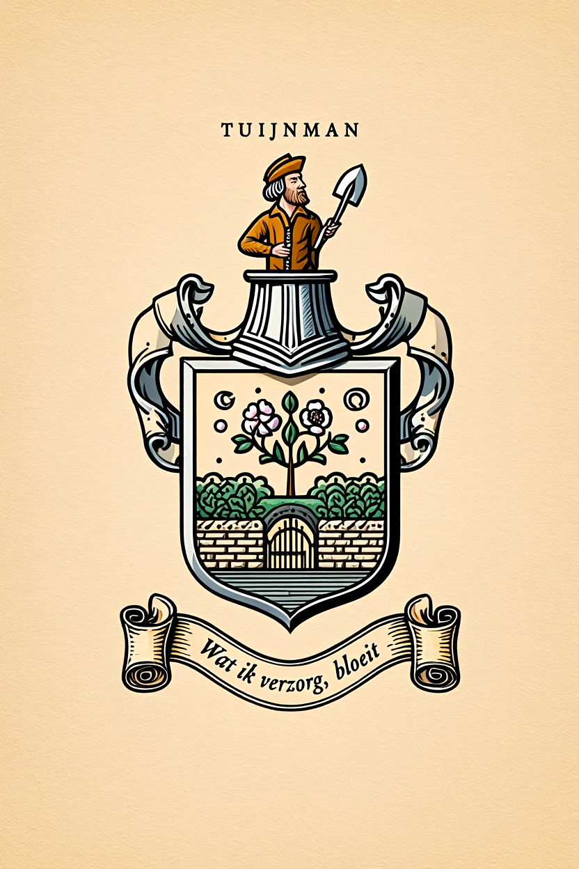 Familiewapen van de achternaam TUIJNMAN (vergrendeld)