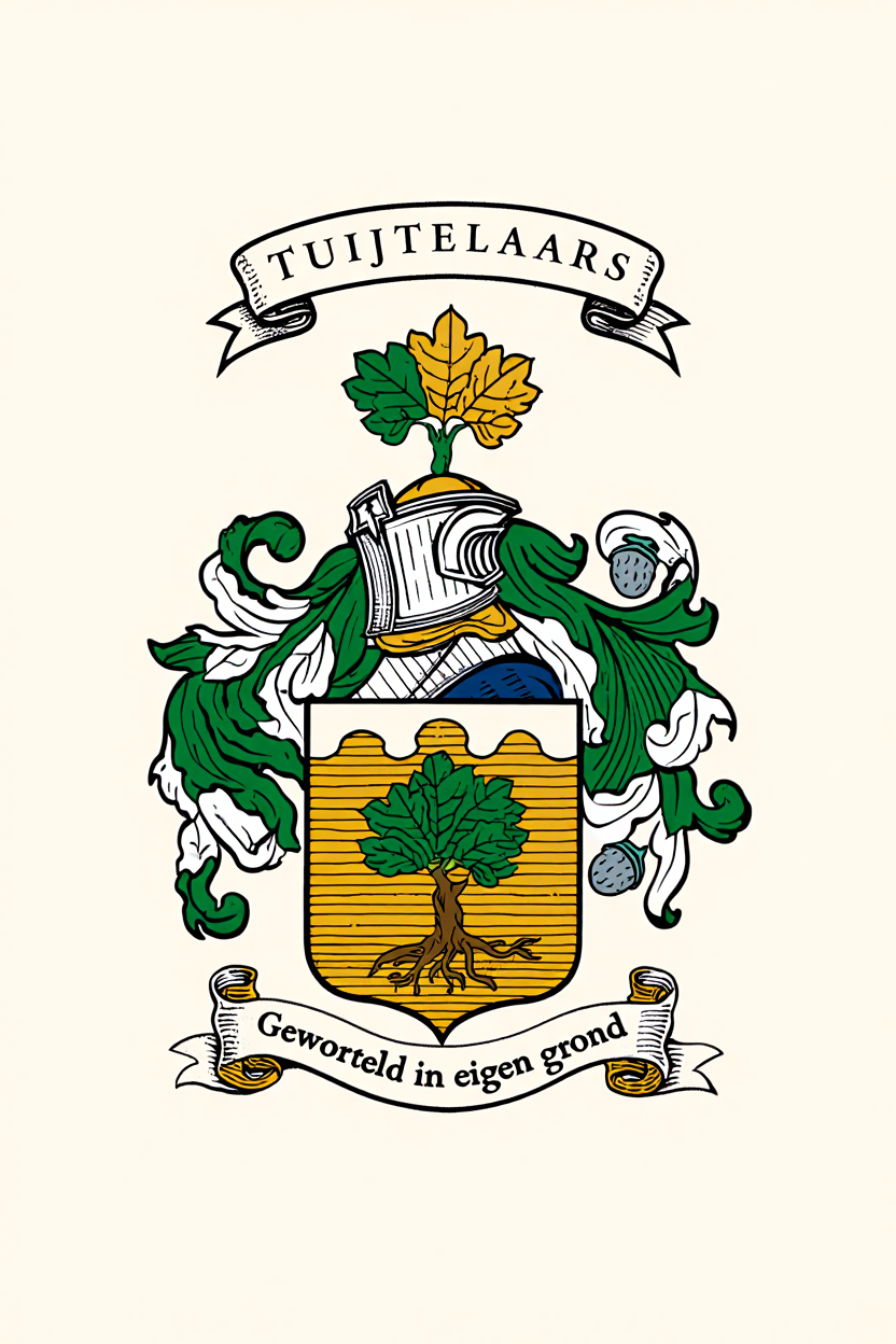Familiewapen van de achternaam TUIJTELAARS (vergrendeld)