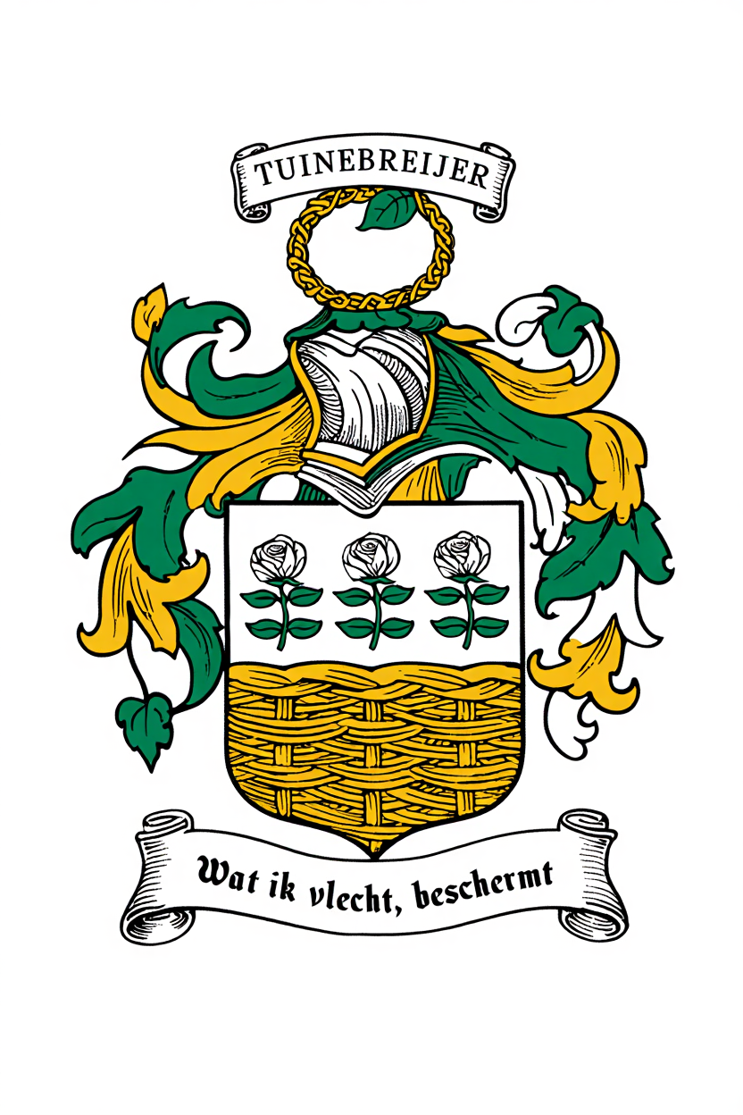 Familiewapen van de achternaam TUINEBREIJER