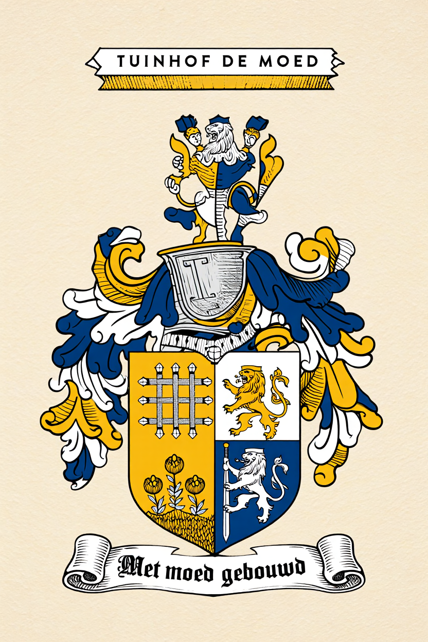 Familiewapen van de achternaam TUINHOF DE MOED