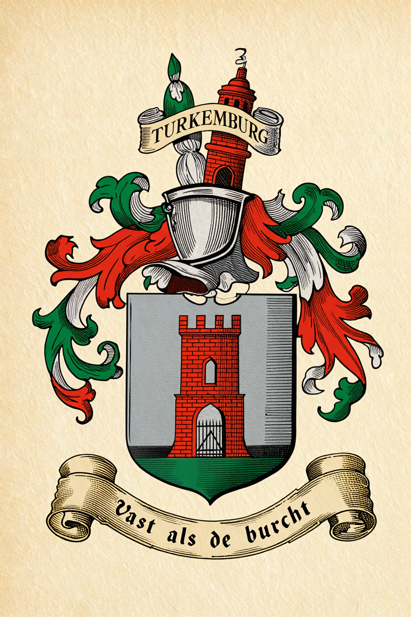 Familiewapen van de achternaam TURKEMBURG (vergrendeld)