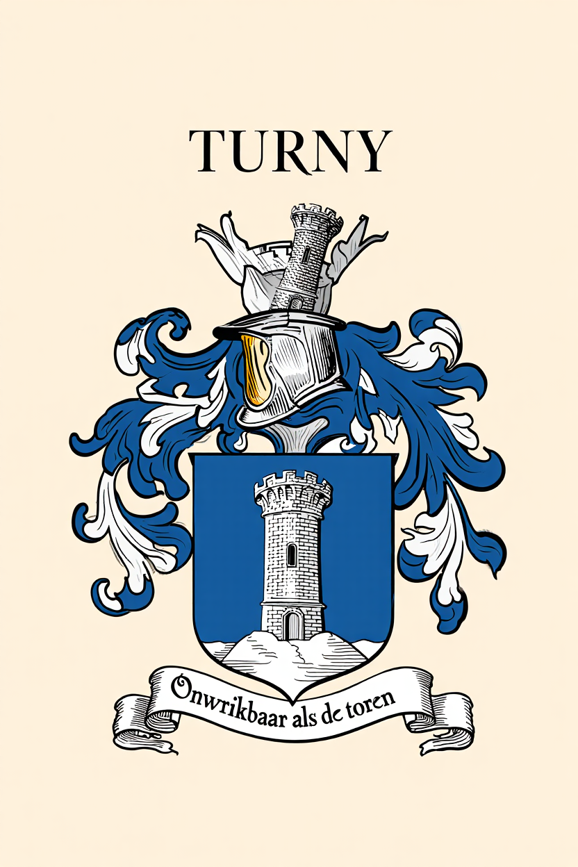 Familiewapen van de achternaam TURNY