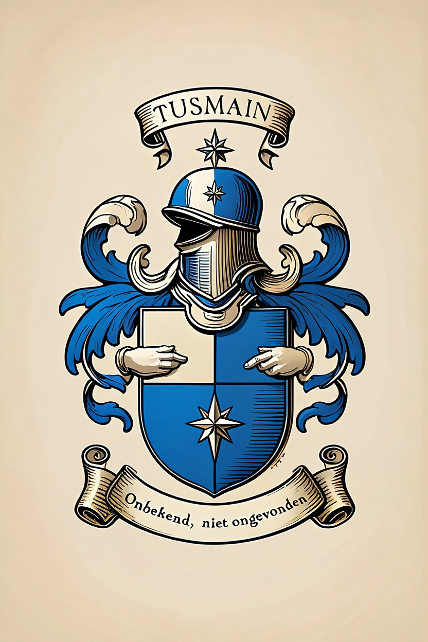 Familiewapen van de achternaam TUSMAIN (vergrendeld)