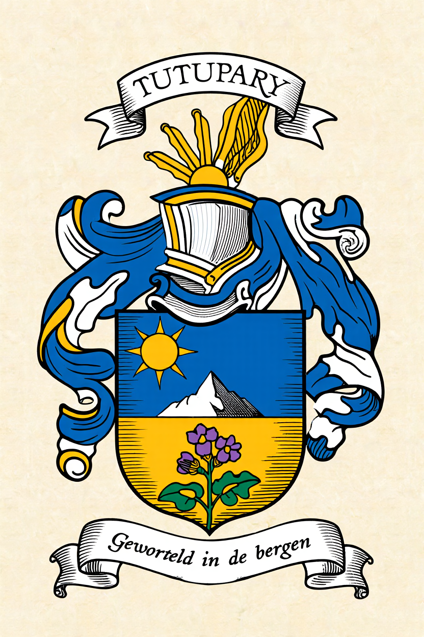 Familiewapen van de achternaam TUTUPARY (vergrendeld)