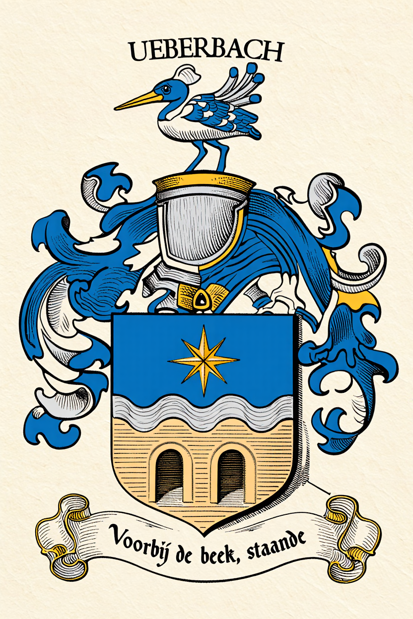 Familiewapen van de achternaam UEBERBACH