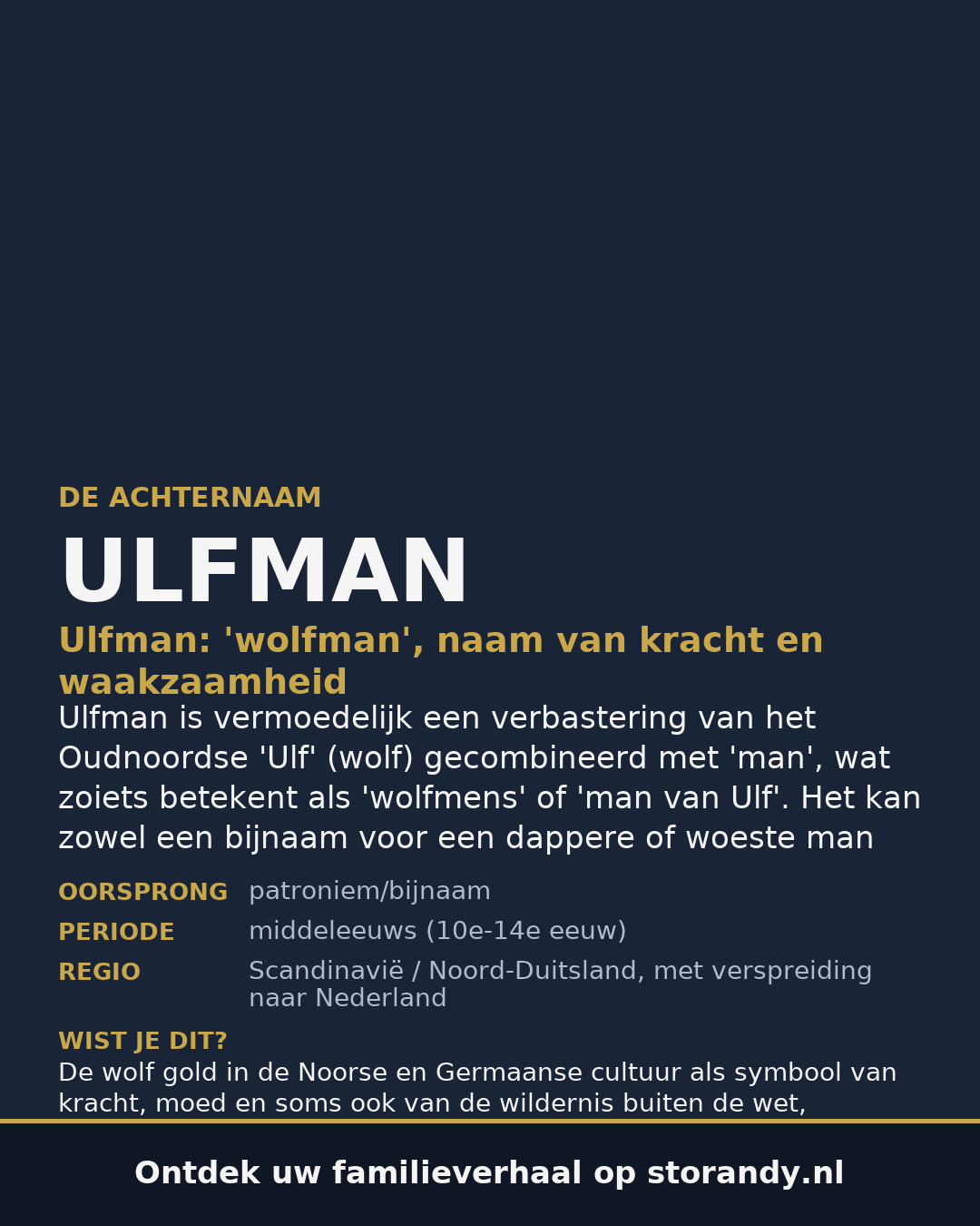 Familiewapen van de achternaam ULFMAN