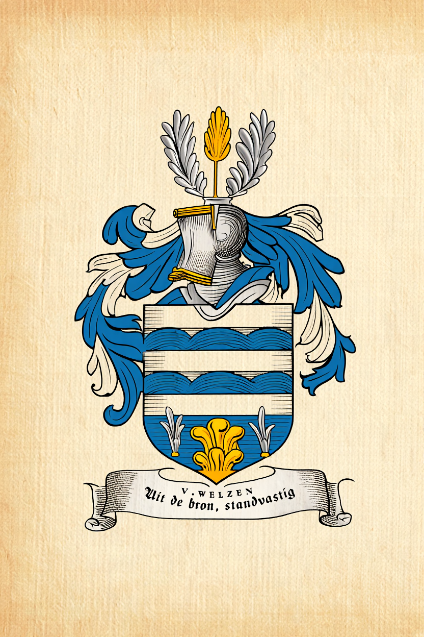 Familiewapen van de achternaam V.WELZEN