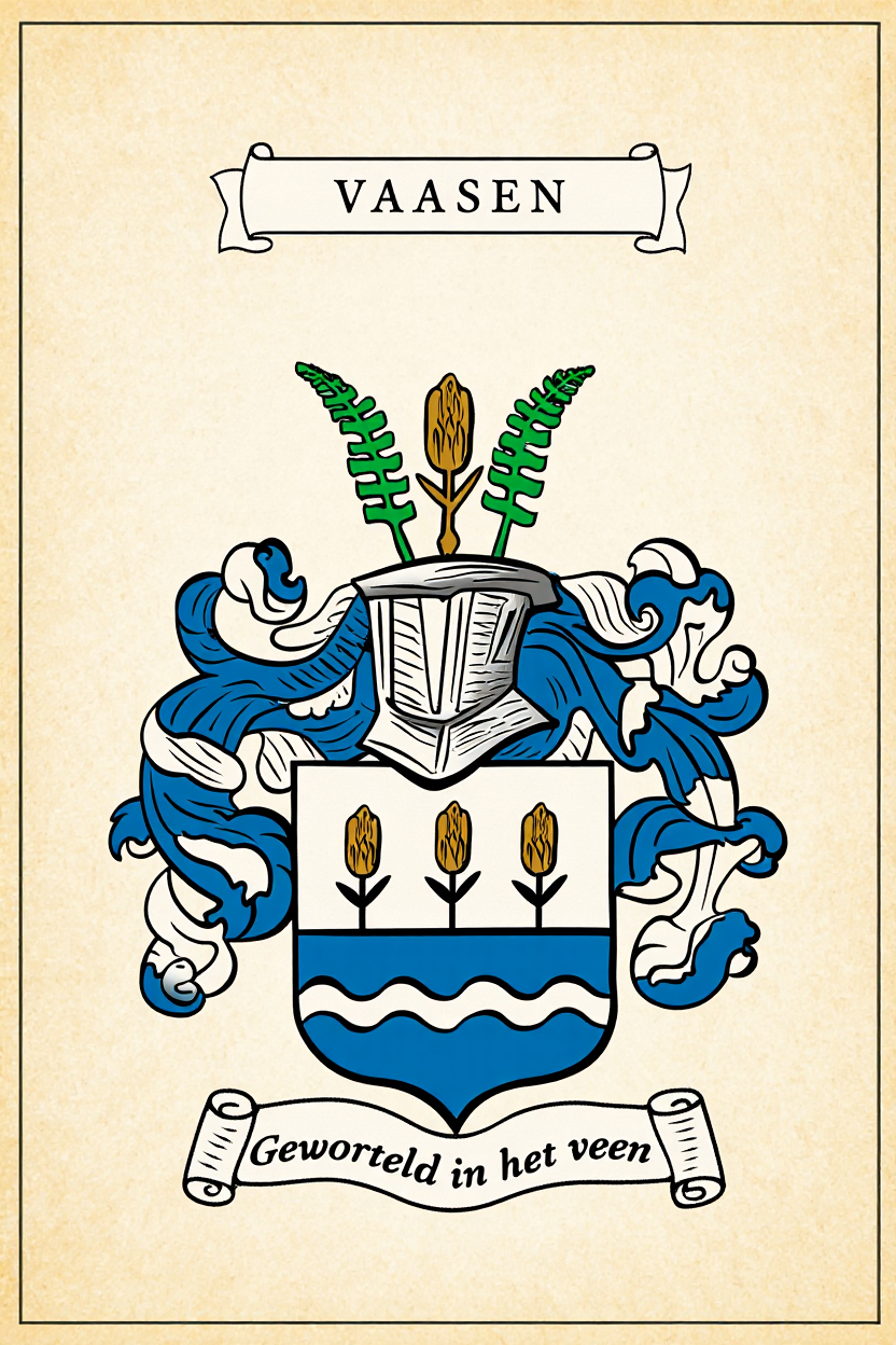 Familiewapen van de achternaam VAASEN