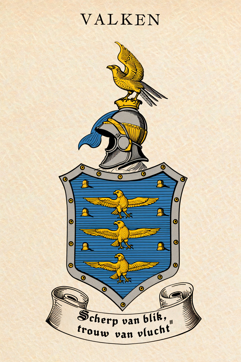 Familiewapen van de achternaam VALKEN