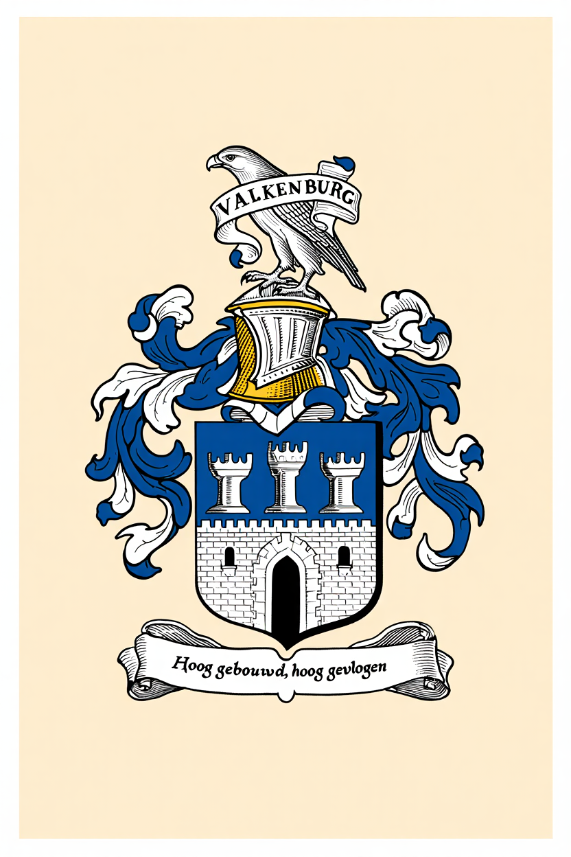 Familiewapen van de achternaam VALKENBURG