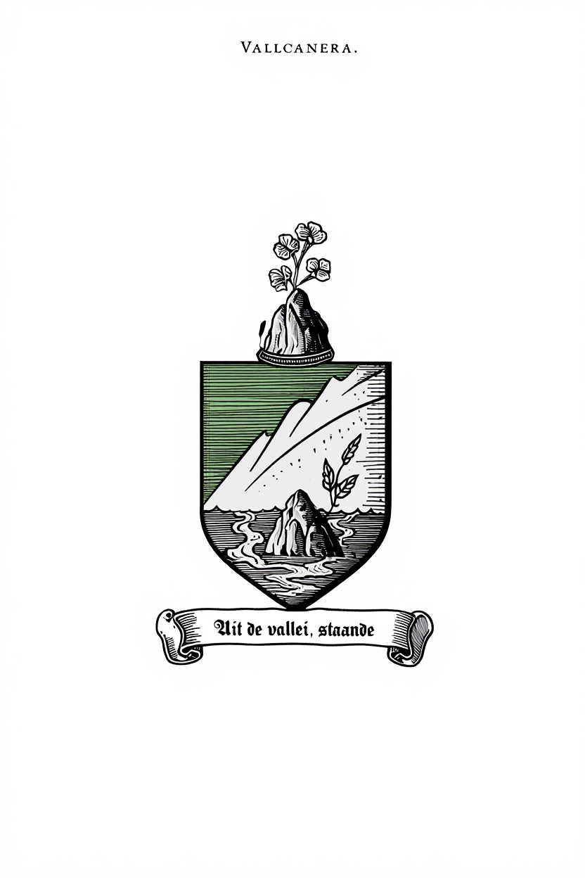 Familiewapen van de achternaam VALLCANERA.