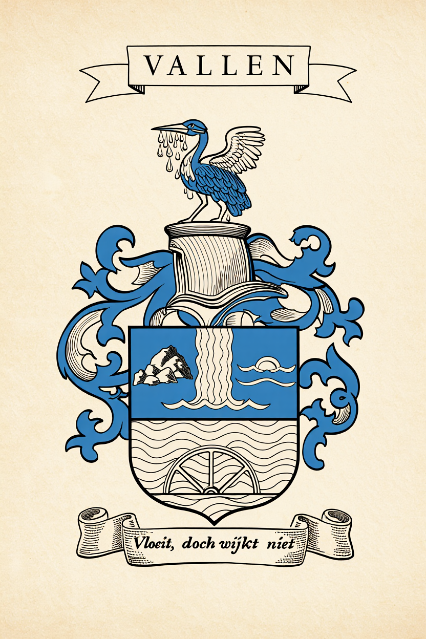 Familiewapen van de achternaam VALLEN