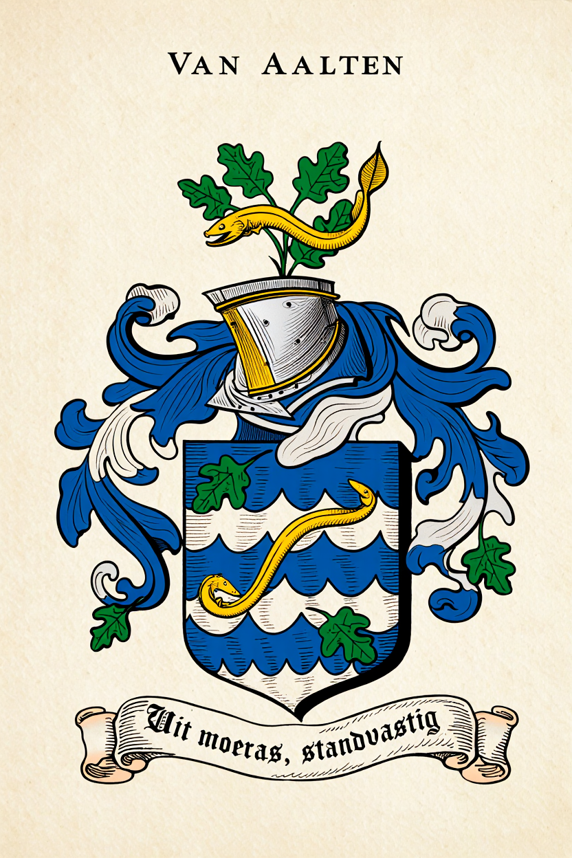 Familiewapen van de achternaam VAN AALTEN