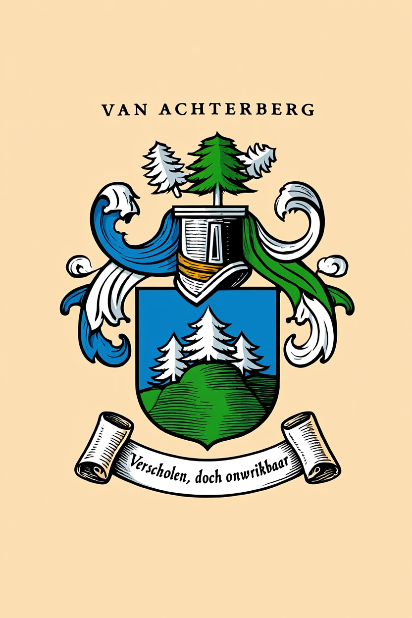 Familiewapen van de achternaam VAN ACHTERBERG