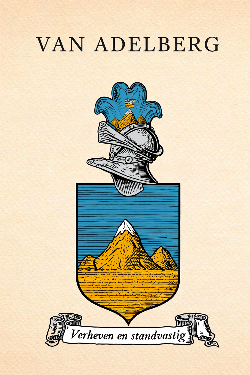 Familiewapen van de achternaam VAN ADELBERG