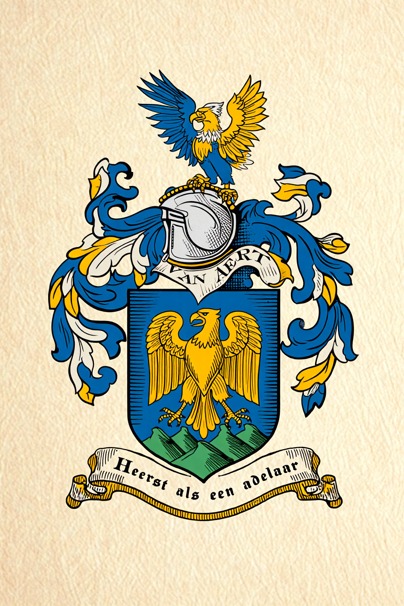 Familiewapen van de achternaam VAN AERT