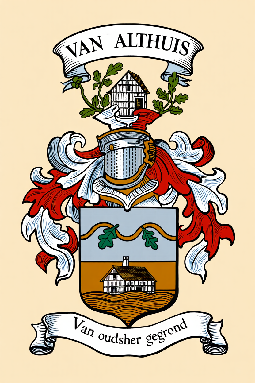 Familiewapen van de achternaam VAN ALTHUIS