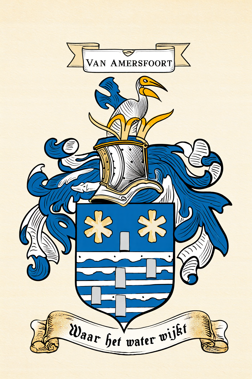 Familiewapen van de achternaam VAN AMERSFOORT