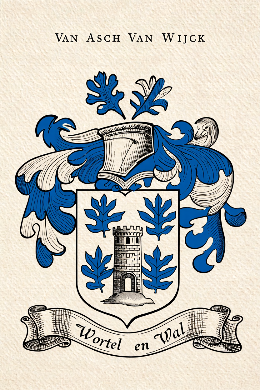 Familiewapen van de achternaam VAN ASCH VAN WIJCK