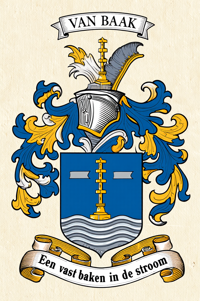 Familiewapen van de achternaam VAN BAAK