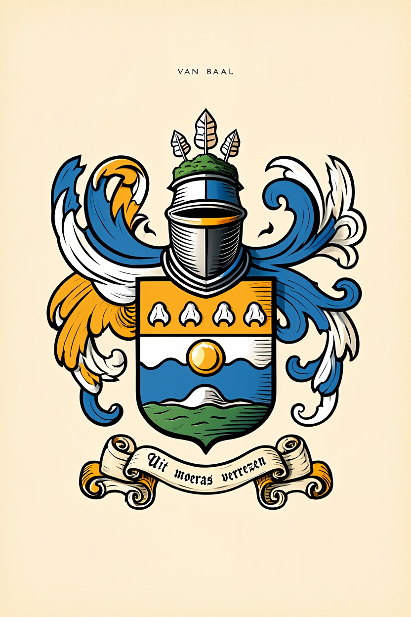 Familiewapen van de achternaam VAN BAAL