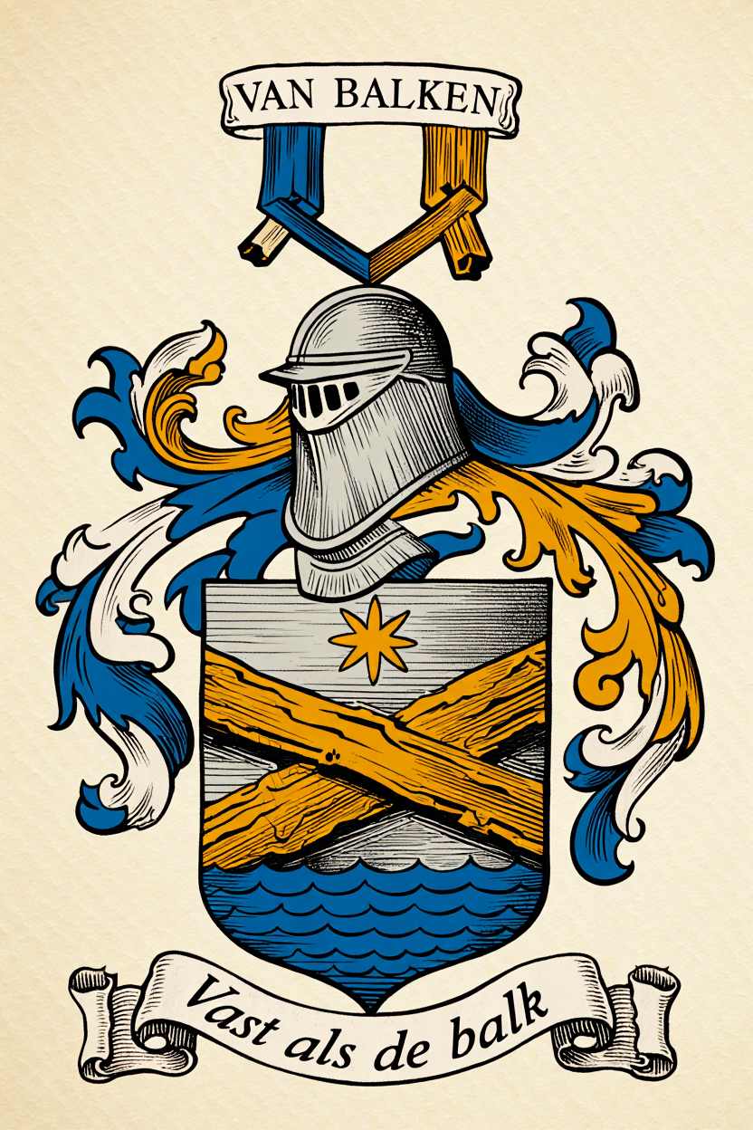 Familiewapen van de achternaam VAN BALKEN