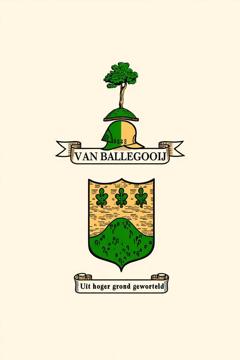 Familiewapen van de achternaam VAN BALLEGOOIJ
