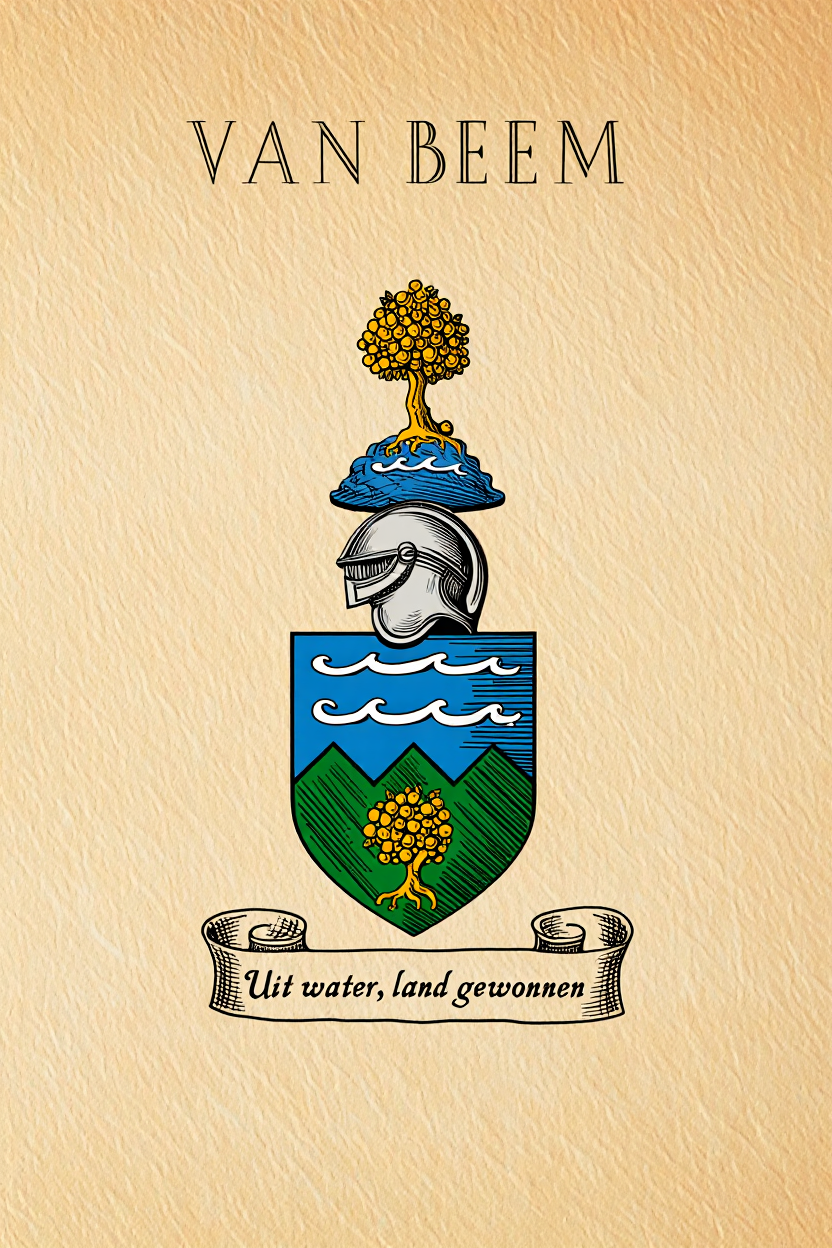 Familiewapen van de achternaam VAN BEEM