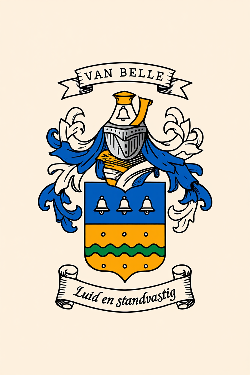 Familiewapen van de achternaam VAN BELLE