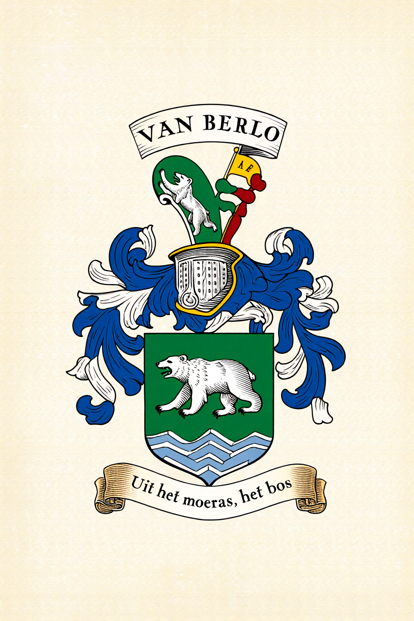 Familiewapen van de achternaam VAN BERLO