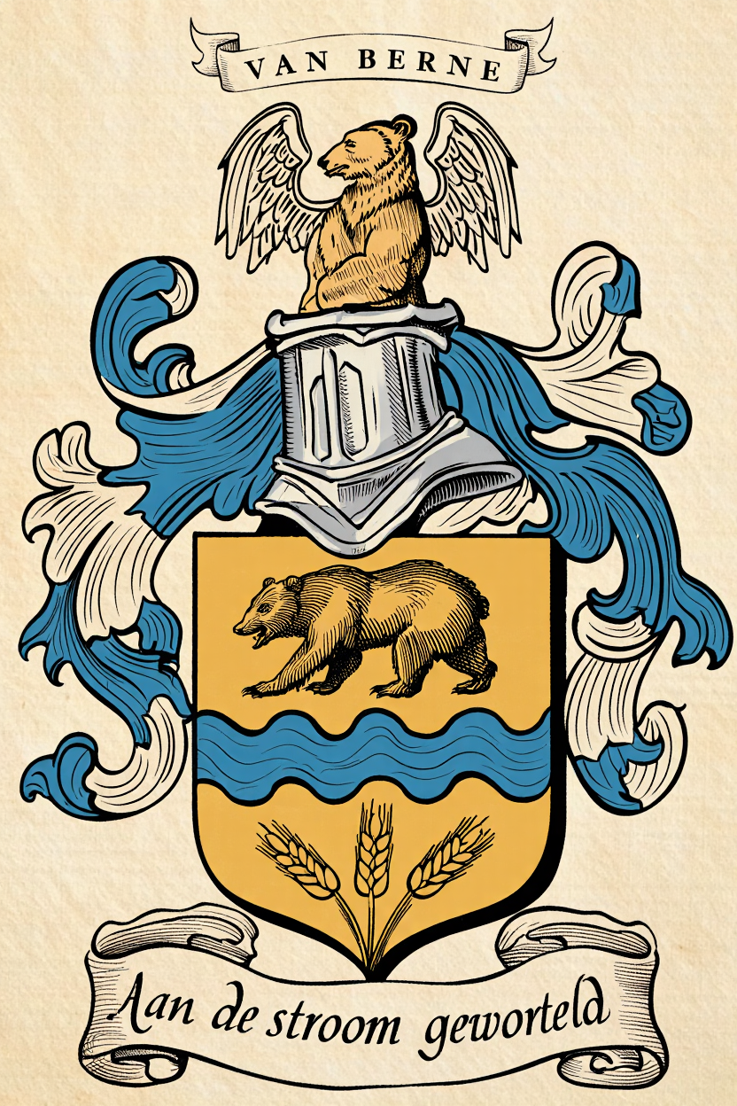 Familiewapen van de achternaam VAN BERNE